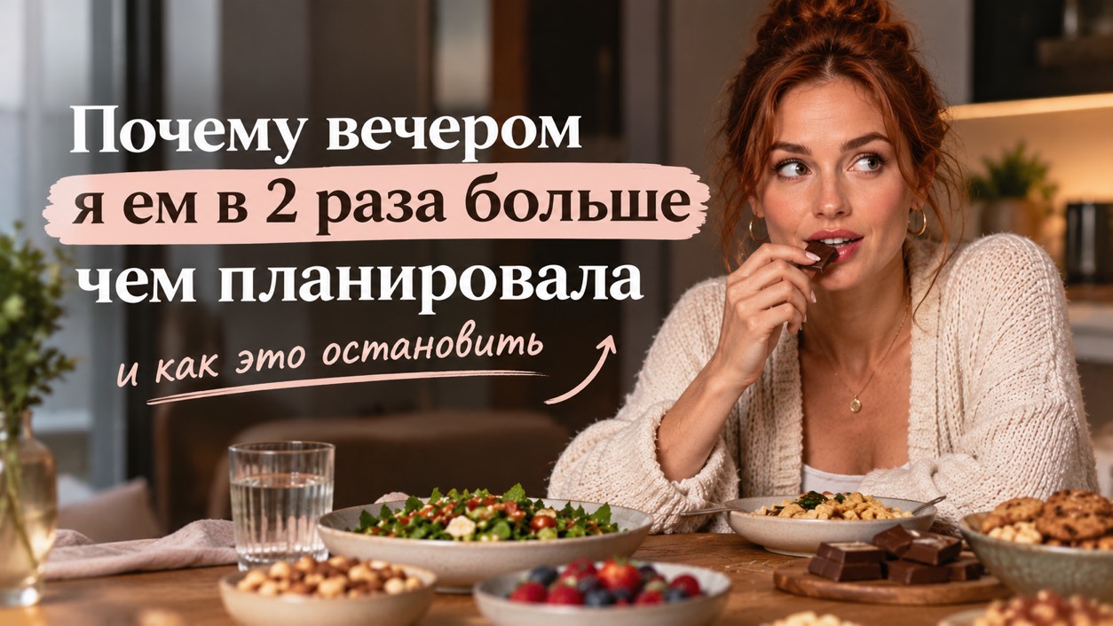 Вечернее переедание: почему ужин не заканчивается ужином и как перестать есть лишнее